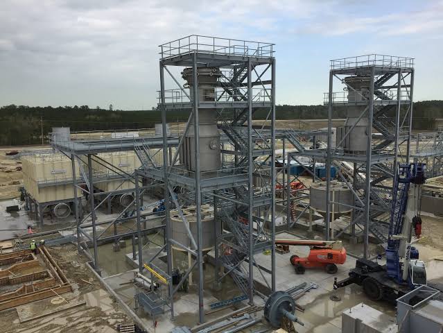 Industrial steel structure fabrication project